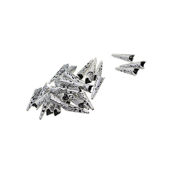 1/2/3 30st Horn Tofs Caps Bead End Cap Charm smycken fynd 1Set
