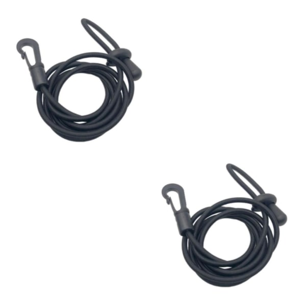 1/2 Kajak Paddle Leash Boat För SUP Fishing Rod Safe Cord 2Set