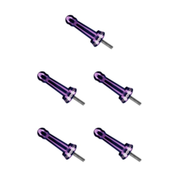 1/2/3/5 Reel Stand Lättviktsbalanserande Body Keeper med hål Purple Length 4.2cm 5Set