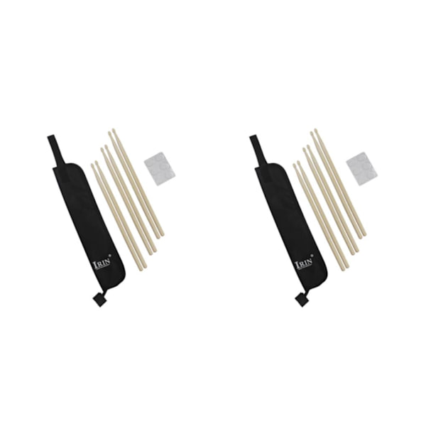 1/2/3 bärbara trumpinnar med slagtålighet Tight Fit trummor Maple Drum Stick Set 2PCS