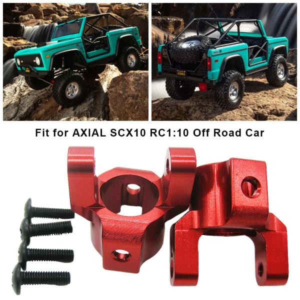 1/2/3/5 aluminium C-nav för AXIAL SCX10 högprecisionsaluminium red 1Set