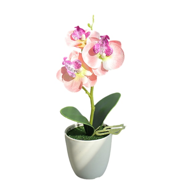 1/2/3/5 Realistiskt utseende Hållbar konstgjord blomma för DIY Pink 2PCS