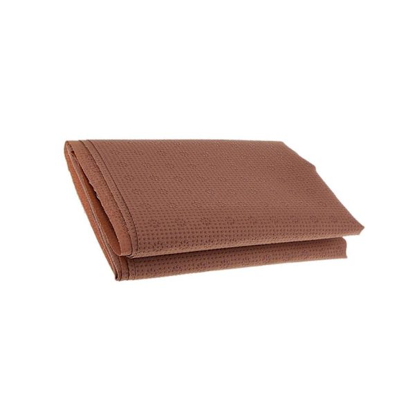 1 meter anti-sladd design polyester gabardin tyg för kudde Brown 100x150cm