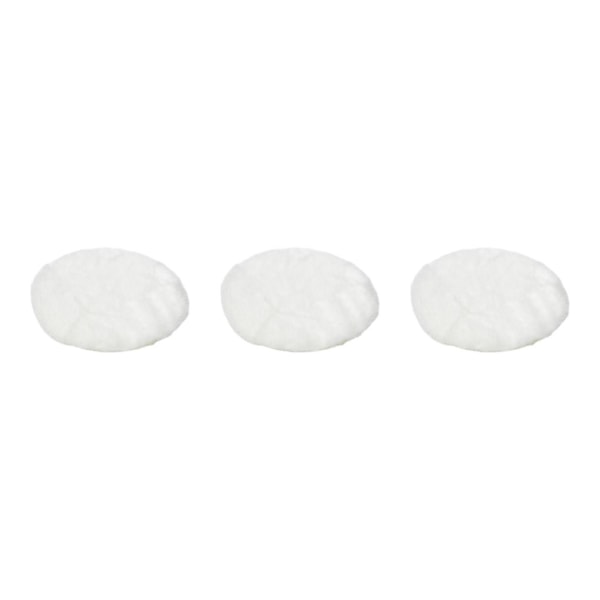 1/2/3/5 Plysch miniatyrmatta 1:12TH Dockhusleksak för white round round dia 18cm 3Set