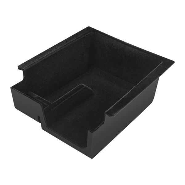 Car Center Console Organizer bricka för Tesla Model 3 Y High Rear Flocking