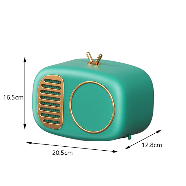Dispenser Behållare Box Pappershandduk Dispenser för badrum Retro Green