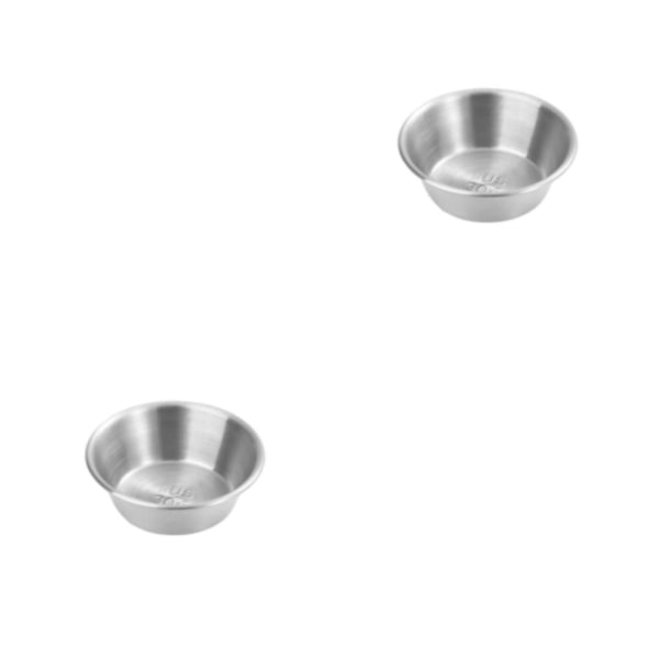 1/2/3/5 Rostfritt stål Kryddor såskopp Hållbar och lätt att 7cm（sanding） 2PCS