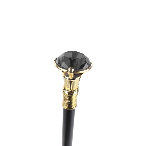 Elegant Fashion Walking Sticks i aluminiumlegering med För Diamond Black