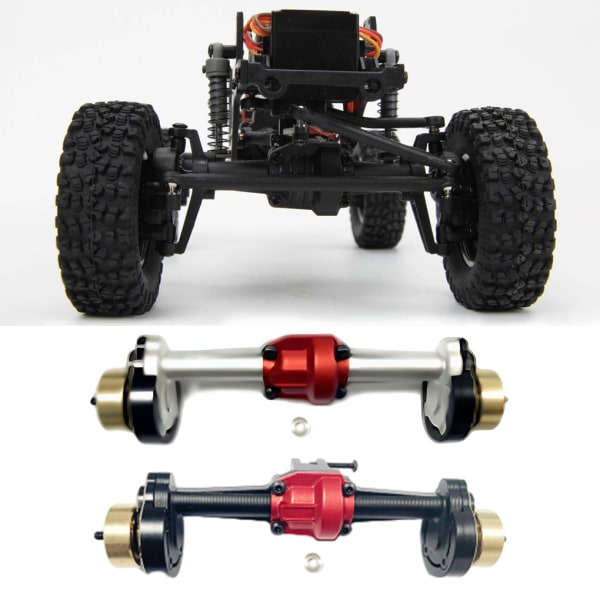 1/5 bakre portalaxel för 1/18 HOBBYPLUS 4WD CR18P larvband Black 1Set