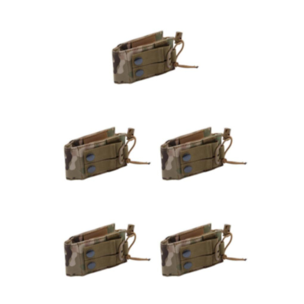 1/2/3/5 Radio Intercom Bag Interphone Magazine Pouch Hunting Green Camouflage 5PCS
