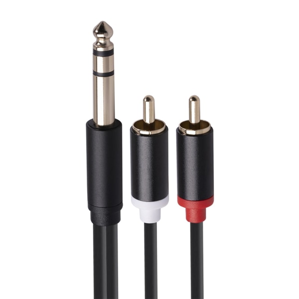 1/2/3 Audio Metal 3,5 mm Stereo För Jack till 2 RCA telefonkabel 5M 1Set