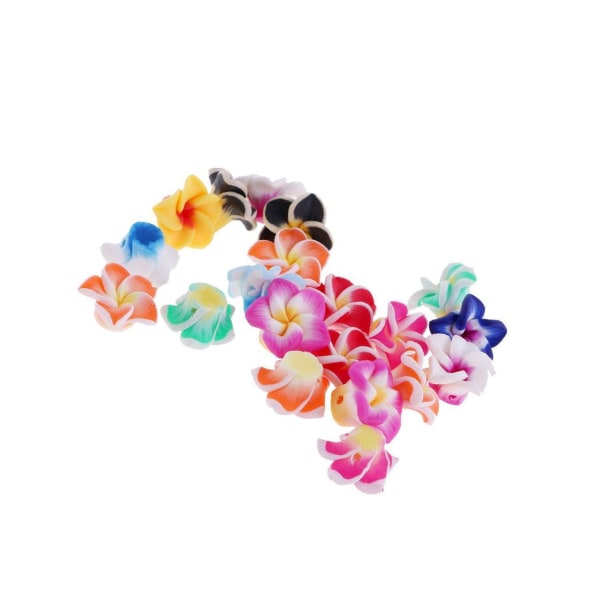 1/2/3/5 20 stycken Blandade färger Flower Polymer Clay Beads fynd 15mm 1Set