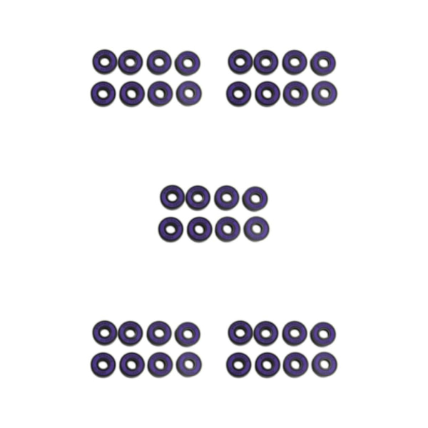 1/2/3/5 8st Skateboardlager 8mm Precision Storlek ABEC-11 för Purple 22mm 5Set