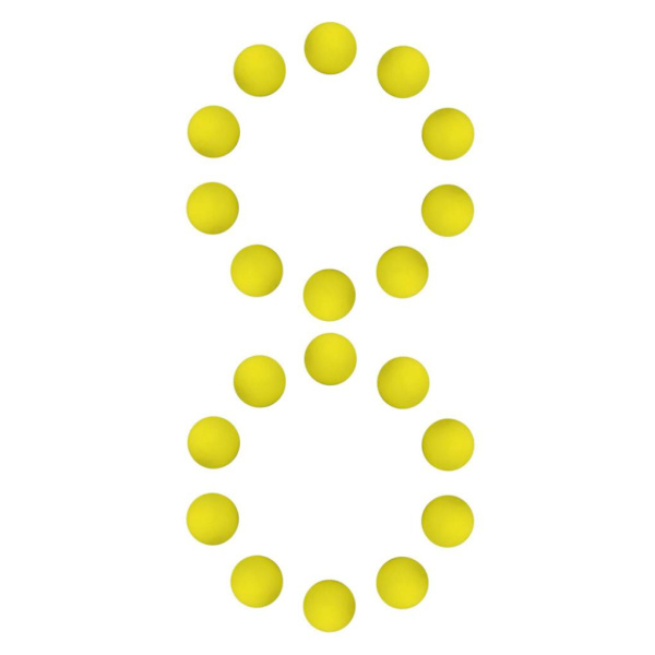 1/2/3/5 10 stycken EVA Foam För Golfswing Övningar Övning Yellow 42mm 2Set