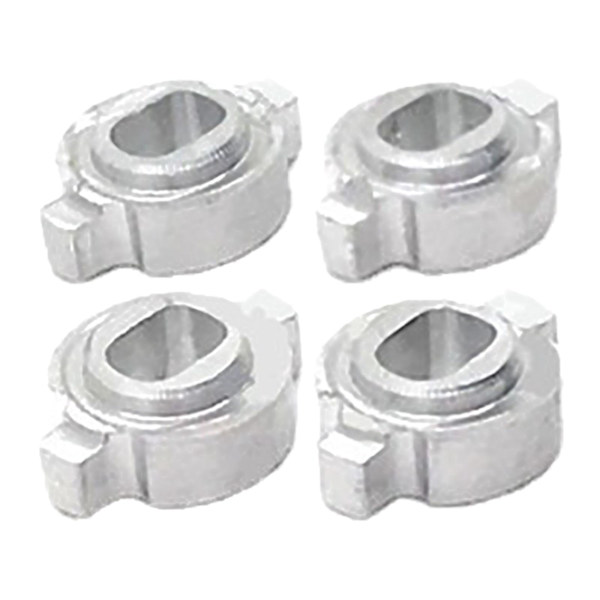 1/2/3/5 paket med 4 kopplingskonverteringsadapter för Zero-Z 1/28 RC silver inner dia 2x3mm 1Set