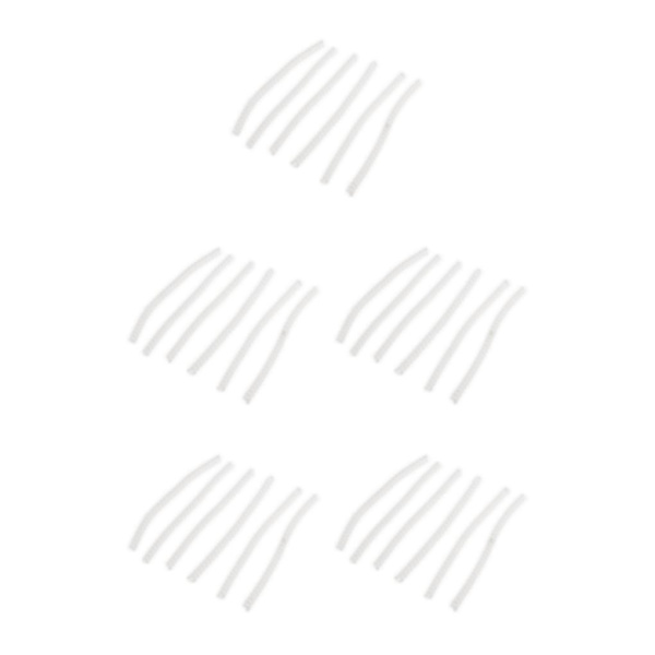 1/2/5 6 delar Ringstorleksjustering för lösa ringar Smyckesskydd Clear 6 Pcs 5mm D 5Set