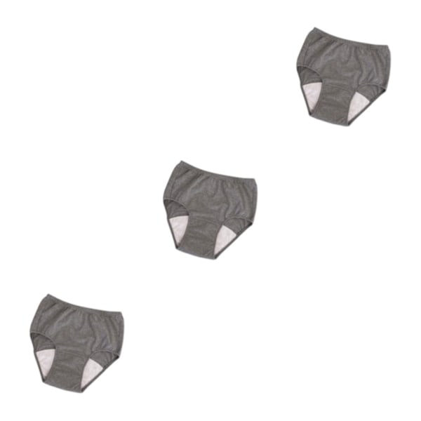1/2/3/5 Herrblöja Tvättbar Bekväm Vattentät Återanvändbar Light Grey M 150CC 3Set
