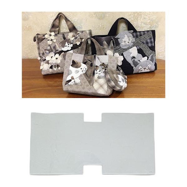 1/2/3 DIY Bag För Patchwork Guide Sysömmall för S 1Set
