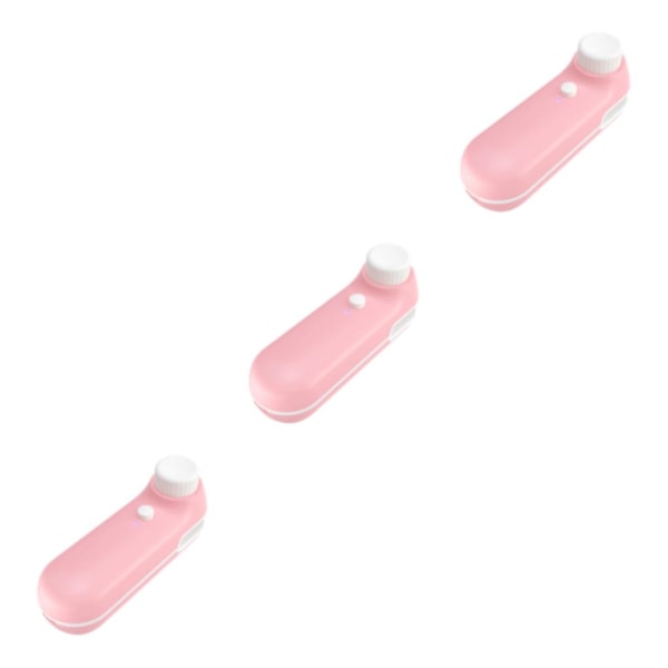 1/2/3/5 2 i 1 påse förseglare förseglar och öppnar påsar utan ansträngning Teenage pink 3Set