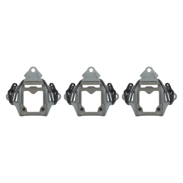 1/2/3/5 Lättviktsmonterad basadapter Utomhus hållbart tillbehör Gray 10x2.5x9cm 3Set