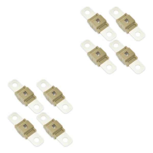 1/2/3/5 4 stycken plastisolator för högströmssäkring bred Mud yellow50A 8*4CM,4pcs 2PCS