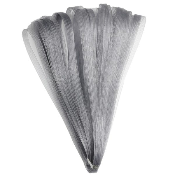 1/2/3/5 Crinoline Horse Hair Braid DIY Craft för Millinery Hat Light Blue Grey 1Set