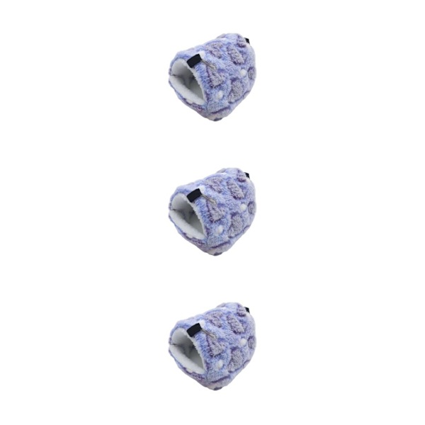 1/2/3 Hamster Bed Cave Mysigt Hamster House Vila Sovbo för Violet Heart 8x8cm 3Set