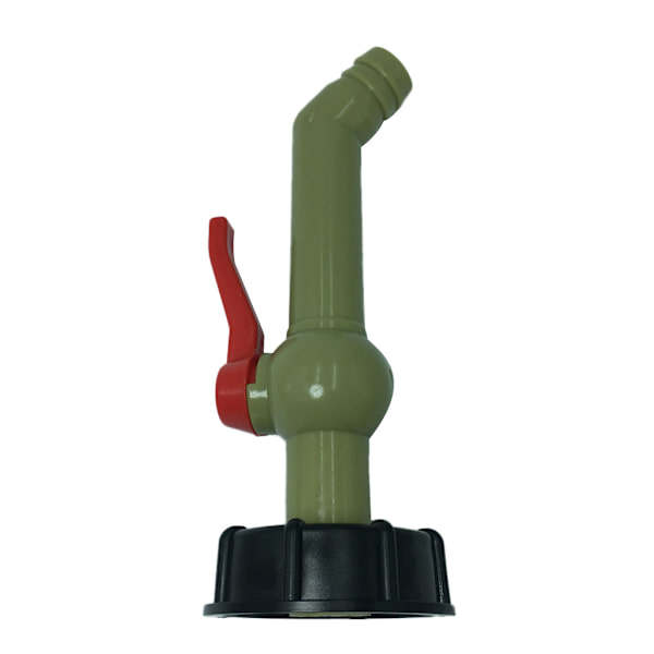 1/2/3 1000L IBC-tankventil Vattenadapter 60mm intern grov 25mm 1Set