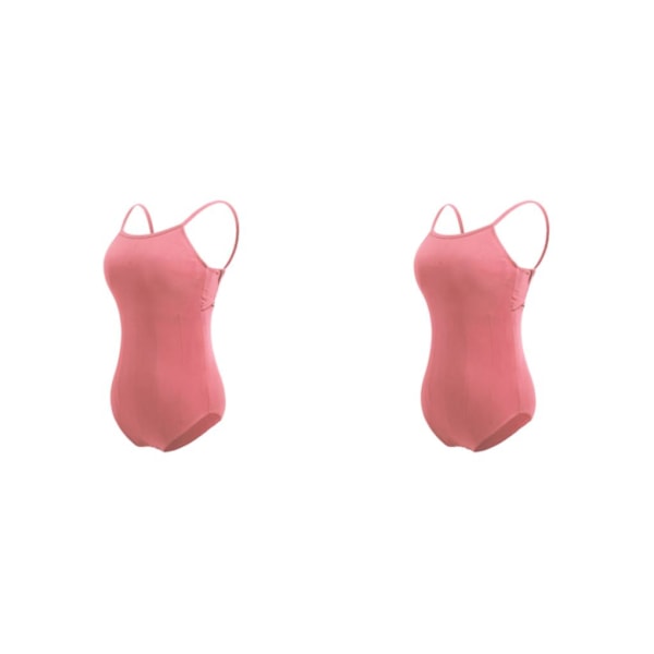 1/2/3 Dance Body Balett Leotard Dansoutfit Andas Rose Brown XXL 2PCS