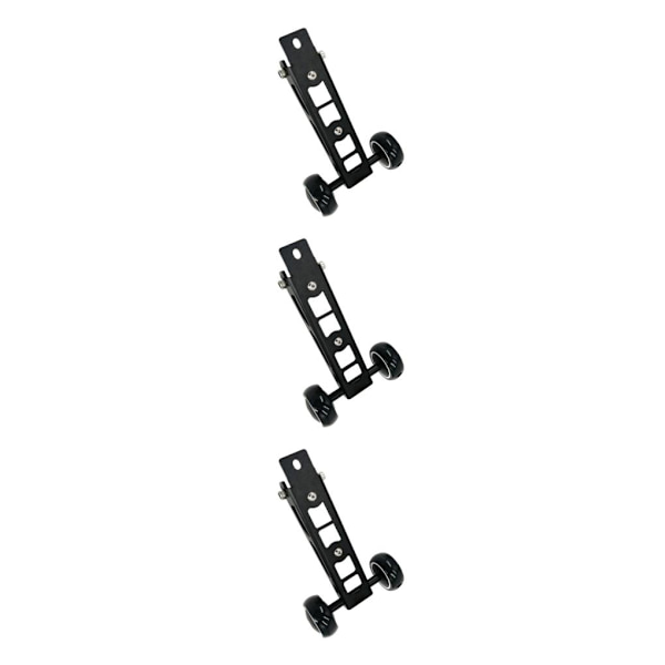 1/2/3 hopfällbar cykel Easywheel För cykelhållare för Birdy Black 3PCS