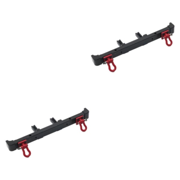 1/2/3/5 RC metall bakre stötfångare med schacklar för ZP1001 ZP1002 Black 141mm 2Set