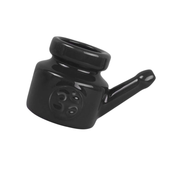 1/2/3/5 Keramik Neti Pot Leakproof Sinus Rinse Pot Tålig för Black 5.51 Inchx3.94 Inchx4.13 Inch 5Set