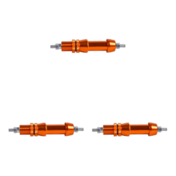 1/2/3/5 Aluminiumlegering Bowfishing Flugfiske Reel Mount Reel Orange 21x3.5x3.5cm 3Set