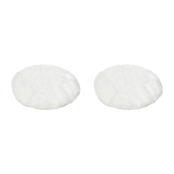 1/2/3/5 Plysch miniatyrmatta 1:12TH Dockhusleksak för white round round dia 18cm 2Set