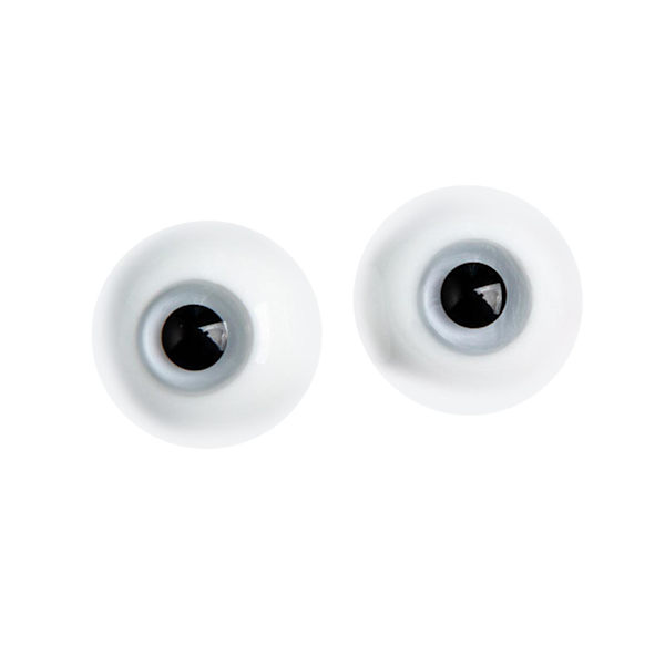 1/2/3/5 2x Doll Eyes Wiggle Eyes för Halloween rekvisita Skulptur White diameter 6mm 1Set