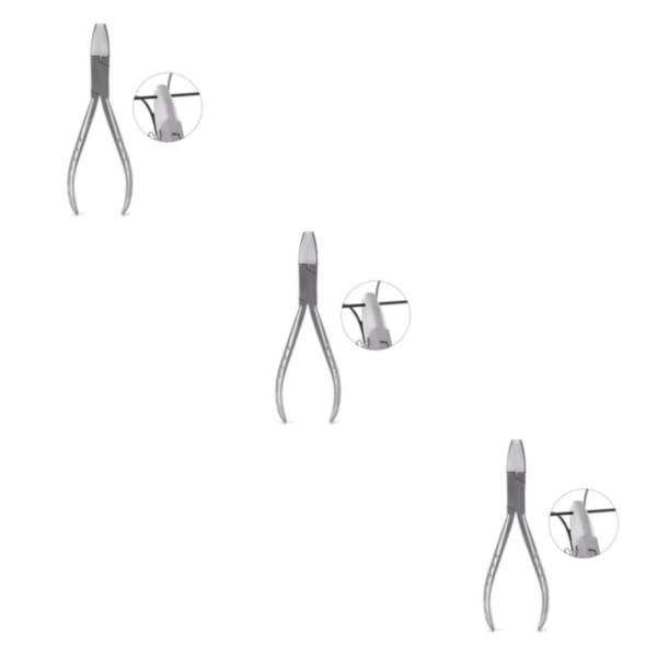 1/2/3/5 Glasögon Båg Tång Multi-Purpose för optiker YG1006 Approx. 15.5x5cm 3Set