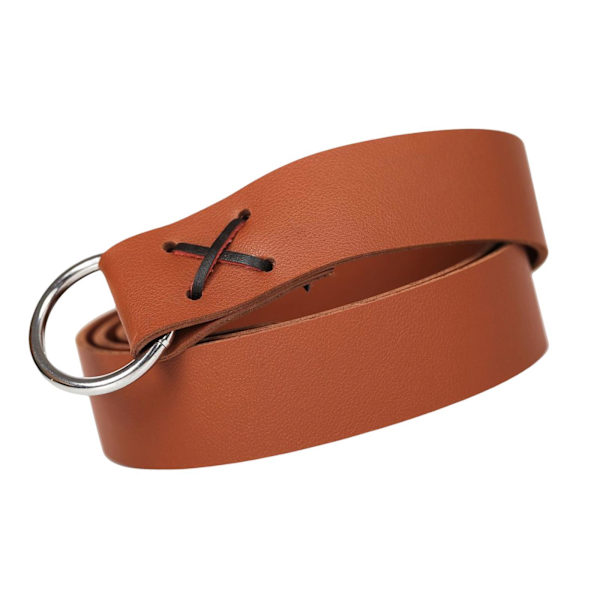 1/2/5 Läder Medieval För Viking Bälte Midjeband Fotorekvisita Brown Length: 190cm 1Set