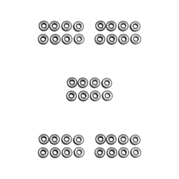 1/2/3/5 8st Skateboardlager 8mm Precision Storlek ABEC-11 för White 22mm 5Set