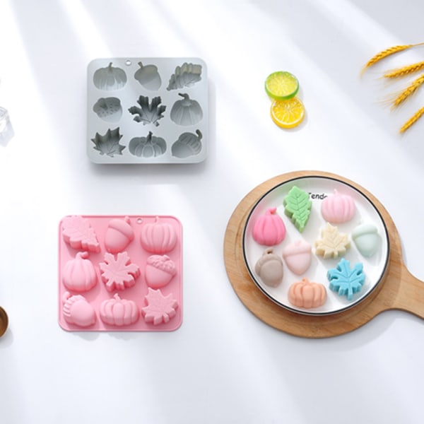 Non-Stick molds för bakning – lätta att rengöra och pink