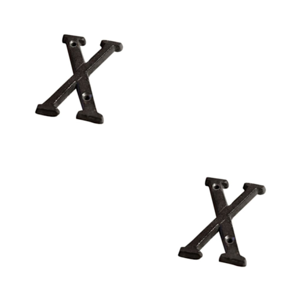 1/2/3/5 metall husnummer plakett Hållbar och rostsäker dörr B17--X 2Set