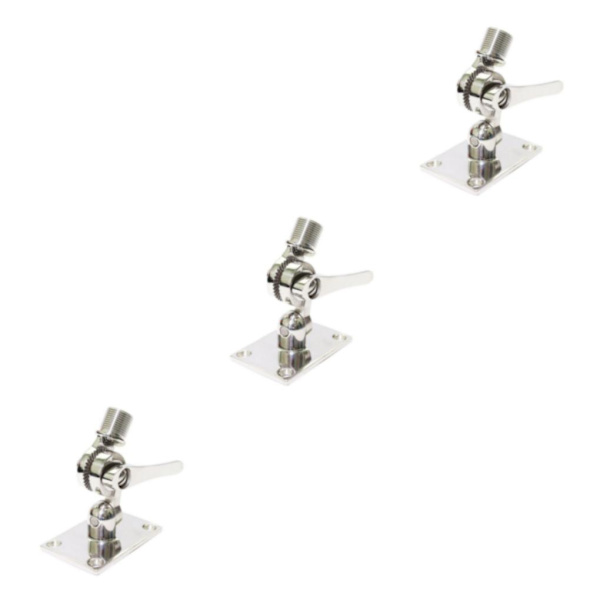 1/2/3 Marine VHF Justerbar Antenn Bas Mount 316 Rostfri 3Set