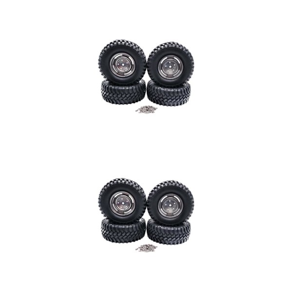 1/2/3/5 4-håls 100MM simuleringsdäck för ECX 1/12 Rc RGT136100 titanium 2Set
