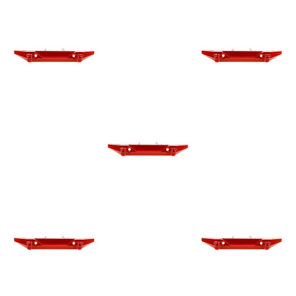 1/2/3/5 främre bakre stötfångare Antikollisionskort för AXIAL SCX10 red 5Set