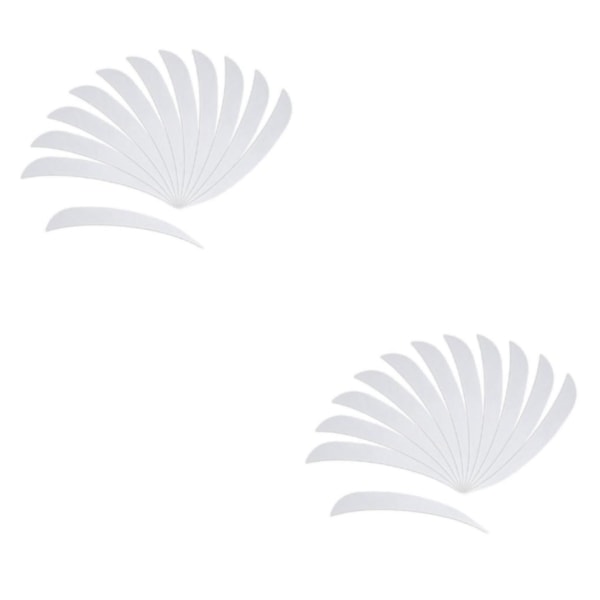 1/2/3/5 12 stycken För Bågskytte Jaktfjäder Fletching Right White 2Set