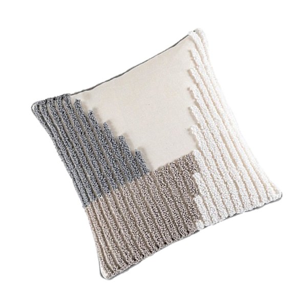 1/2 case Tuftat cover sängkuddfodral 45x45cm B 18 x 18 in 12 x 20 in 1Set