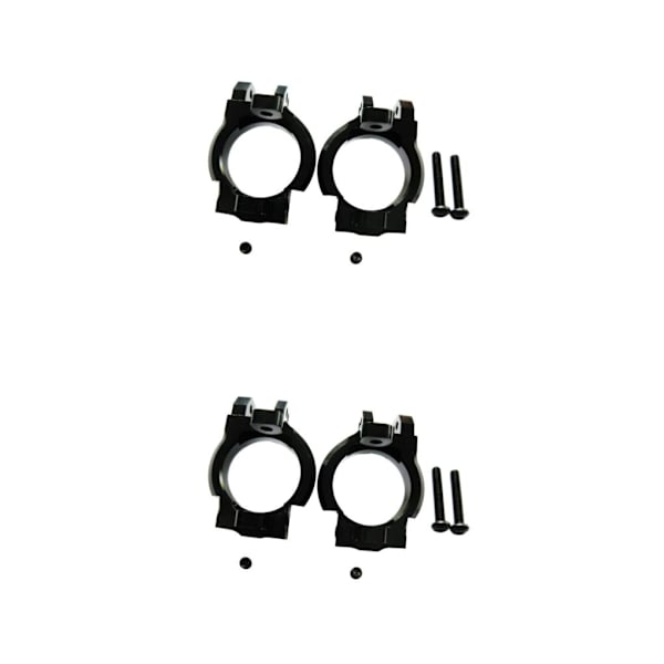 1/2/3/5 2pack/lot Aluminium främre C-nav hjulblock för axial Black 2Set