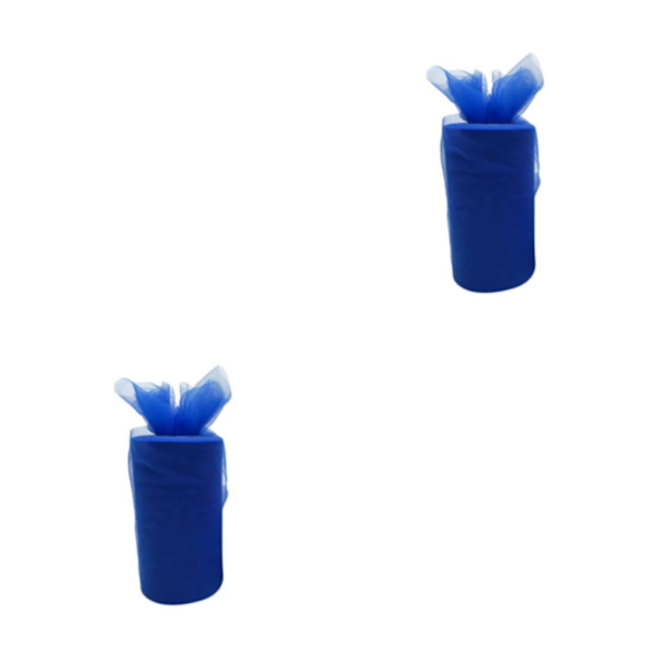 1/2/3/5 White Roll handled Tyll Coil Hållbar och pålitlig bröllop royal blue 2Set