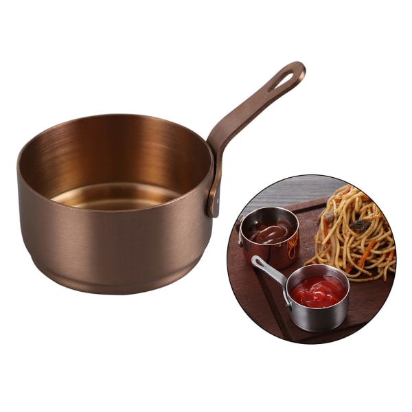 1/3/5 Såsdoppskål Kryddor Tapas Sallad Sås Hemkopp Rose Gold 80ml 1Set