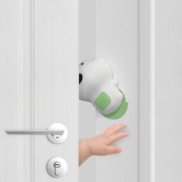 1/2/3 Söt Baby Safety Lock Stopper Baby Safety Protection green puppy 6.5x8.9cm 1Set