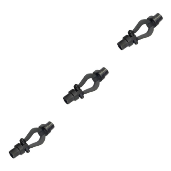 1/3/5 armbandsanslutningsspänne för utbyte av DIY-bearbetning Black Inner hole 0.52cm 3Set